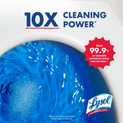 Lysol Power Toilet Bowl Cleaner Atlantic Fresh Perspective: top