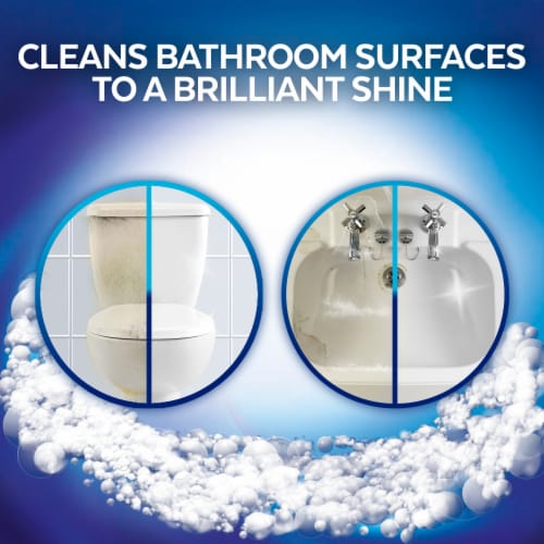 Lysol Power Bathroom Foamer Bathroom Cleaner Perspective: top