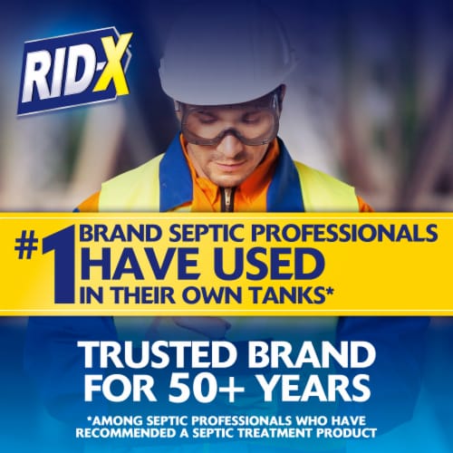 RID-X Three Month Supply of Liquid Septic Tank Treatment Perspective: top