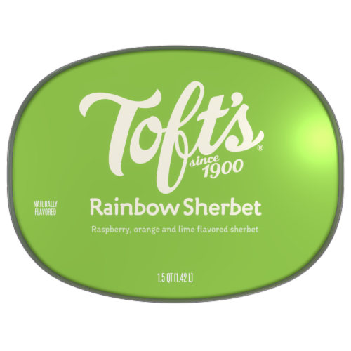 Toft's® Rainbow Sherbet Tub Perspective: top