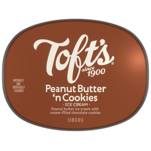 Toft's® Peanut Butter 'N Cookies Perspective: top