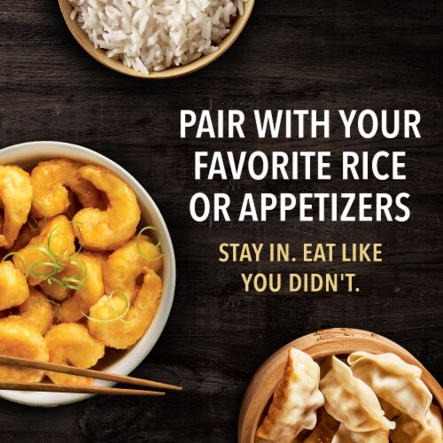 P.F. Chang's Home Menu Crispy Honey Tempura Shrimp Frozen Meal Perspective: top