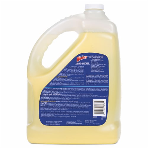 DIVERSEY Multi-Surface Disinfectant Cleaner Citrus 1 gal Bottle CB704336EA Perspective: top