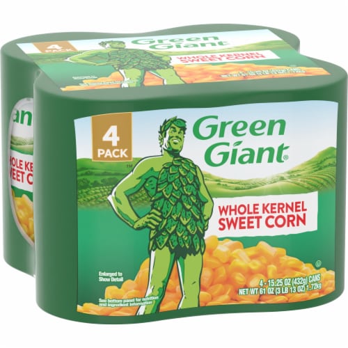 Green Giant Whole Kernel Sweet Corn - 4 Pack Perspective: top