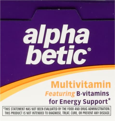 Nature's Way Alpha Betic® Multi Vitamin Tablets Perspective: top