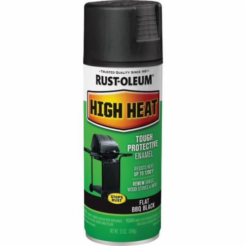 Rust-Oleum® High Heat Spray Paint - Black Perspective: top