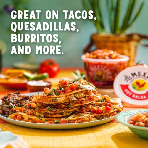 La Mexicana® Fresh Hot Salsa Perspective: top