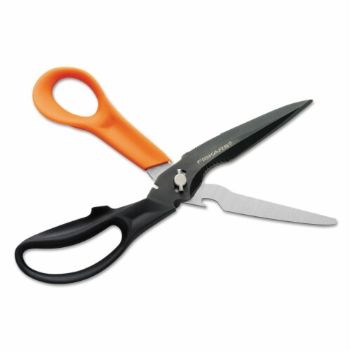 Fiskars Cuts + More Scissors - Black/Orange Perspective: top