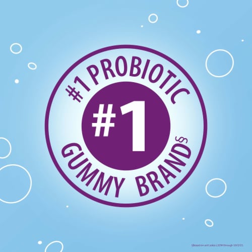 Digestive Advantage Daily Probiotics With Apple Cider Vinegar Gummies Perspective: top