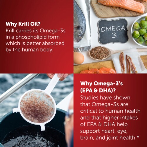 MegaRed Omega-3 Krill Oil Softgels Perspective: top