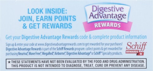 Schiff® Digestive Advantage® Fast Acting Enzymes & Daily Probiotic Capsules Perspective: top