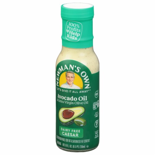 Newman's Own Dairy Free Caesar Dressing Perspective: top