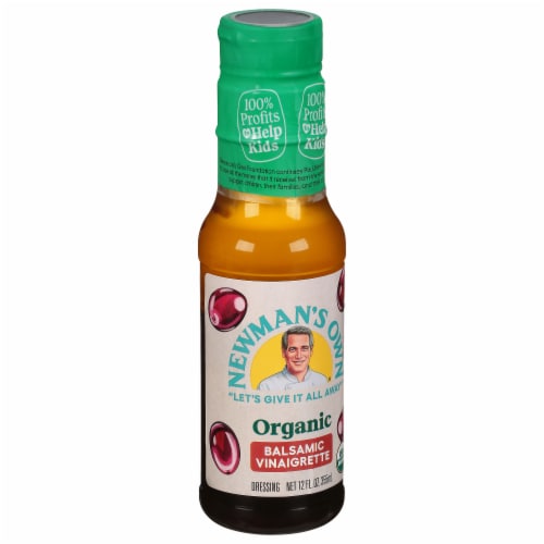 Newman’s Own Organic Balsamic Vinaigrette Dressing Perspective: top