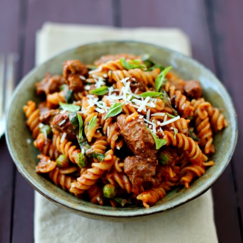 Newman's Own Sockarooni Pasta Sauce Perspective: top