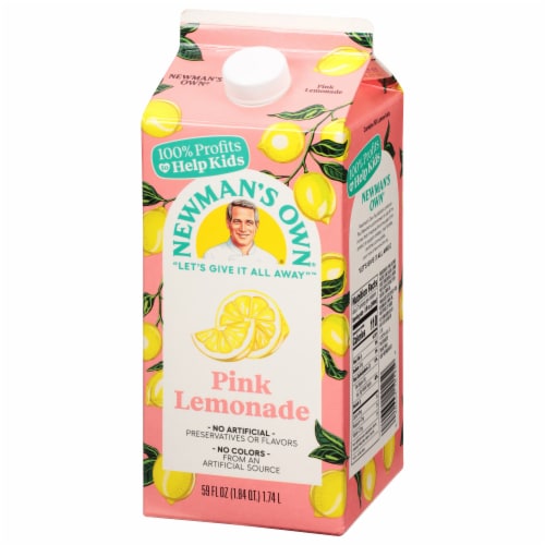 Newmans Own Pink Lemonade Perspective: top