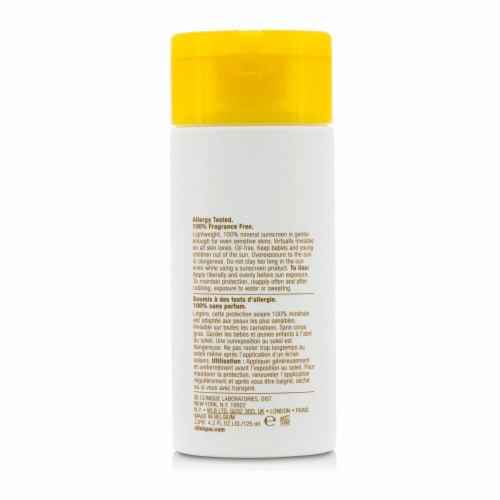 Clinique Mineral Sunscreen Lotion For Body SPF 30 Sensitive Skin Formula 125ml/4oz Perspective: top