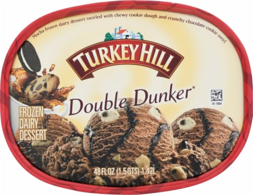Turkey Hill® Double Dunker Frozen Dairy Dessert Tub Perspective: top