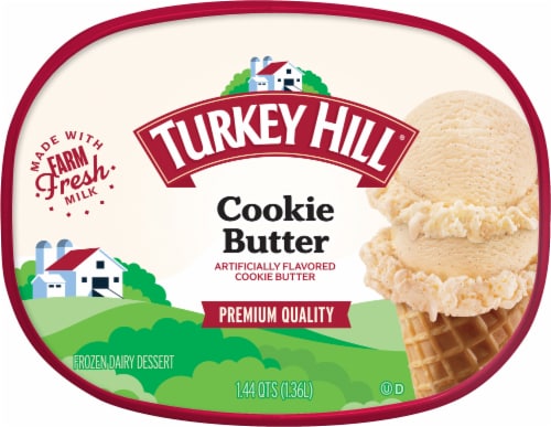 Turkey Hill® Cookie Butter Premium Ice Cream Perspective: top