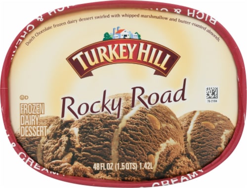Turkey Hill® Rocky Road Ice Cream Perspective: top