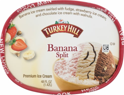Turkey Hill® Banana Split Ice Cream Perspective: top