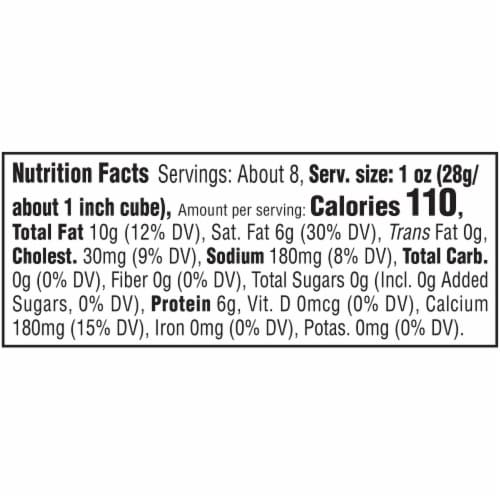Cracker Barrel Vermont Sharp White Cheddar Cheese Block Perspective: top