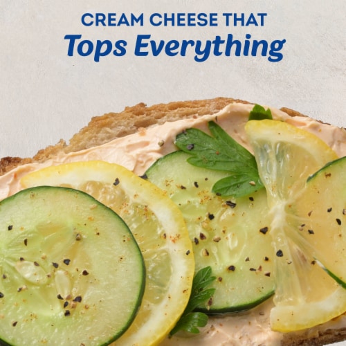 Philadelphia Smoked Salmon Cream Cheese Spread Perspective: top