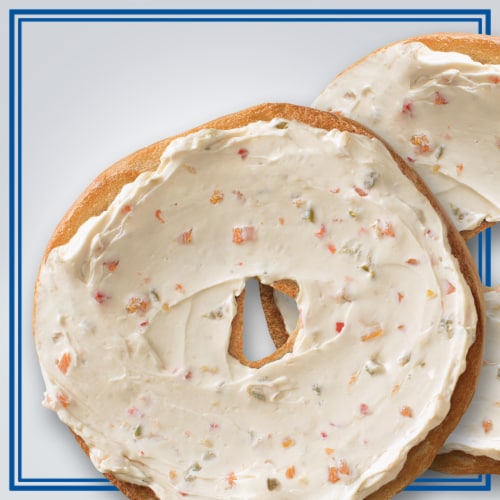 Philadelphia Garden Vegetable Cream Cheese Spread, Tub Perspective: top