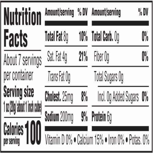 Cracker Barrel Gouda Cheese, 7 oz Block Perspective: top