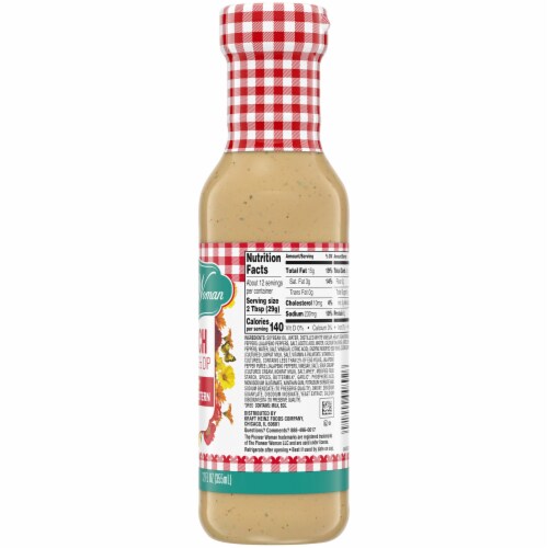 The Pioneer Woman Spicy Southwestern Ranch Salad Dressing & Dip, Bottle Perspective: top