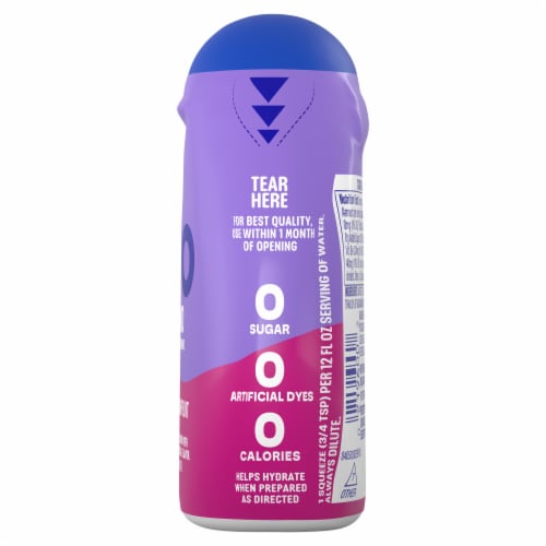 mio Unwind Berry Dragonfruit Liquid Water Enhancer with Magnesium & B Vitamins, Bottle Perspective: top