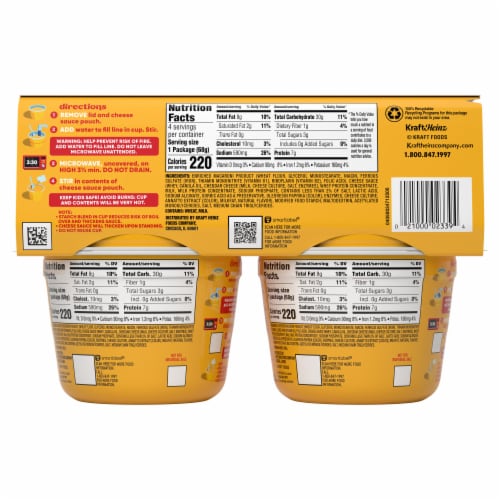 Velveeta Shells and Cheese Macaroni and Cheese Cups Easy Microwavable Dinner Perspective: top