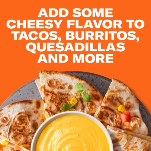 Taco Bell Medium Salsa Con Queso Cheese Dip Perspective: top