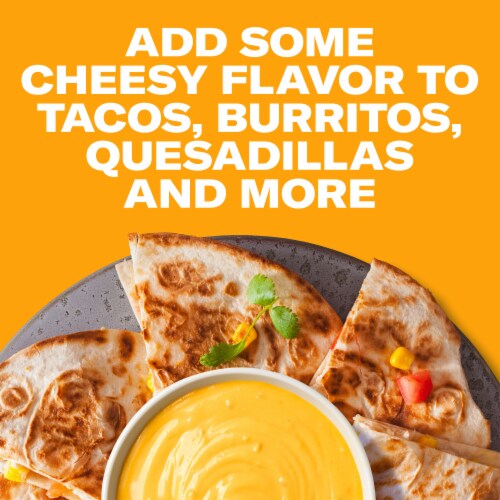 Taco Bell Mild Salsa Con Queso Cheese Dip Perspective: top