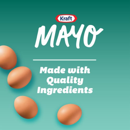 Kraft Real Mayo Creamy & Smooth Mayonnaise Perspective: top
