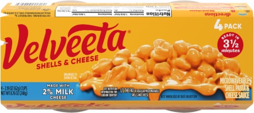 Velveeta Shells & Cheese Cups Perspective: top