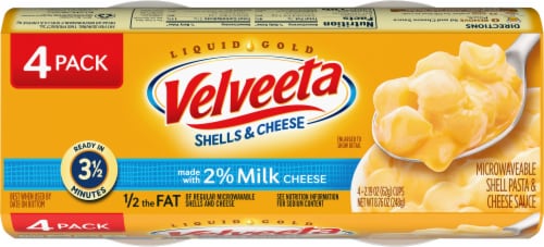 Velveeta Shells & Cheese Cups Perspective: top