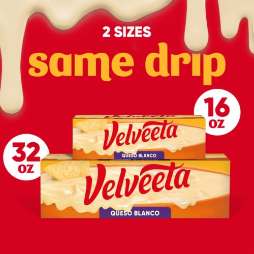 Velveeta Queso Blanco Cheese Perspective: top