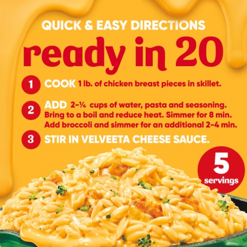 Velveeta Skillets Chicken & Broccoli One Pan Kit Perspective: top