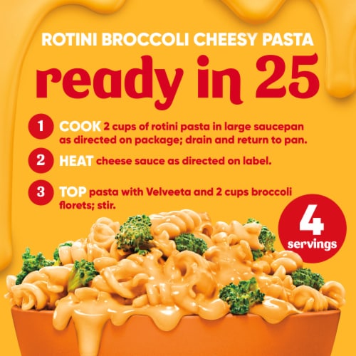 Velveeta Original Cheese Sauce Pouches Perspective: top