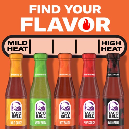 Taco Bell Hot Sauce Perspective: top