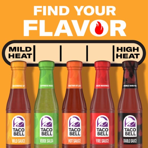 Taco Bell Mild Sauce Perspective: top