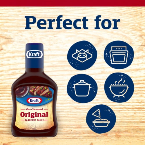 Kraft Original Slow-Simmered BBQ Barbeque Sauce Perspective: top