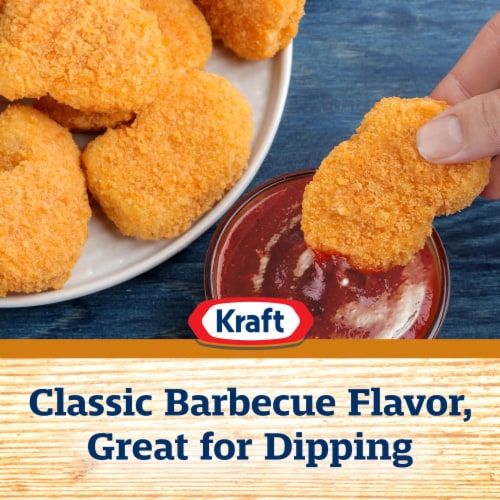 Kraft Hint of Honey Slow-Simmered Barbecue Sauce Value Size, Bottle Perspective: top