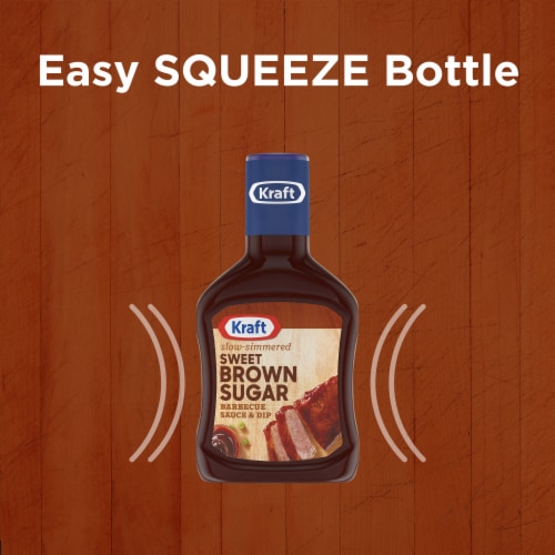 Kraft Sweet Brown Sugar Slow-Simmered BBQ Sauce Perspective: top