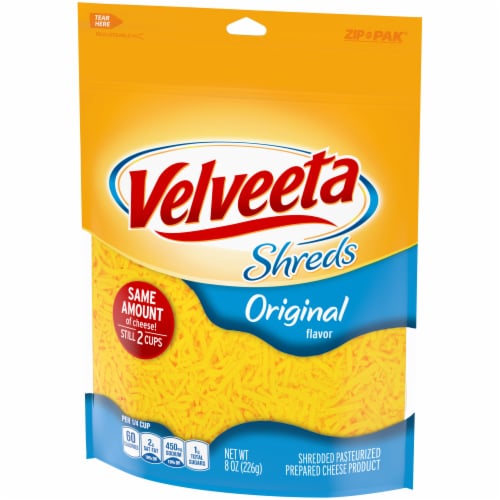 Velveeta Shreds Original Flavored Shredded Cheese Perspective: top