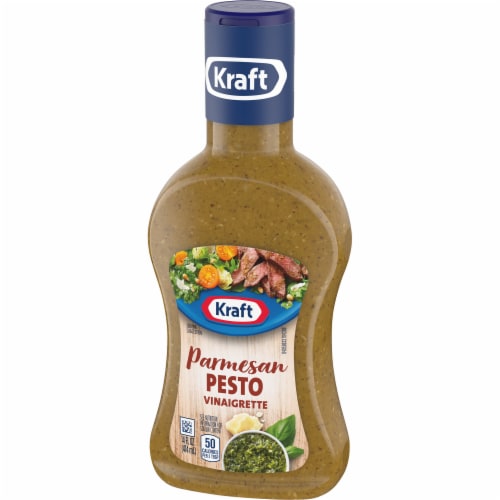 Kraft Parmesan Pesto Vinaigrette Salad Dressing Perspective: top