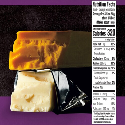 Cracker Barrel Cheddar Havarti Macaroni & Cheese Dinner Perspective: top