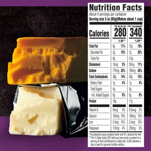 Cracker Barrel Cheddar Havarti Oven Baked Macaroni & Cheese Dinner Perspective: top