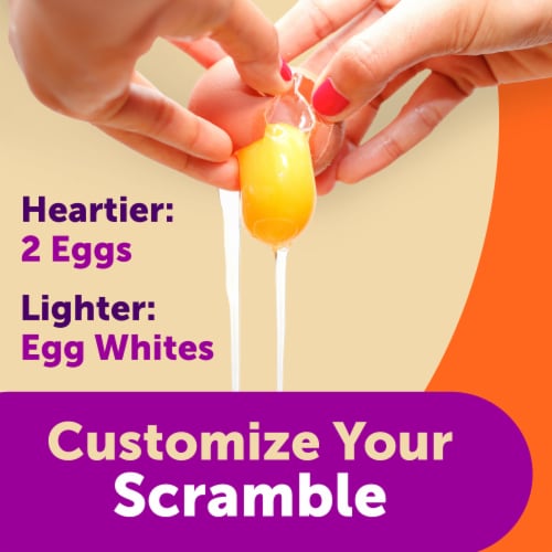 Just Crack an Egg Low Carb Denver Scramble Kit Breakfast Bowl Perspective: top