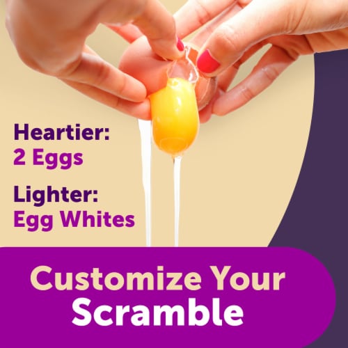 Just Crack an Egg Low Carb Protein Packed Scramble Breakfast Bowl Kit Perspective: top